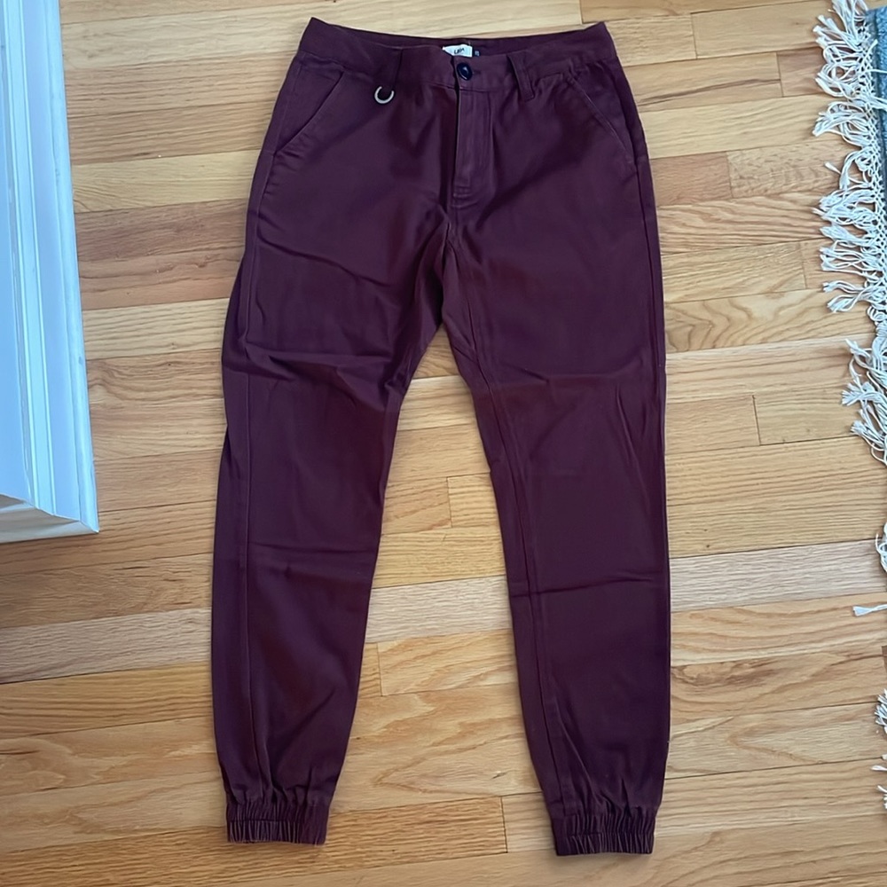 Burgundy pants